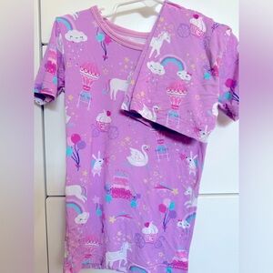 Little sleepies unicorn birthday print 4T